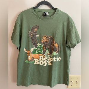 H&M Green Graphic Tee - Beastie Boys